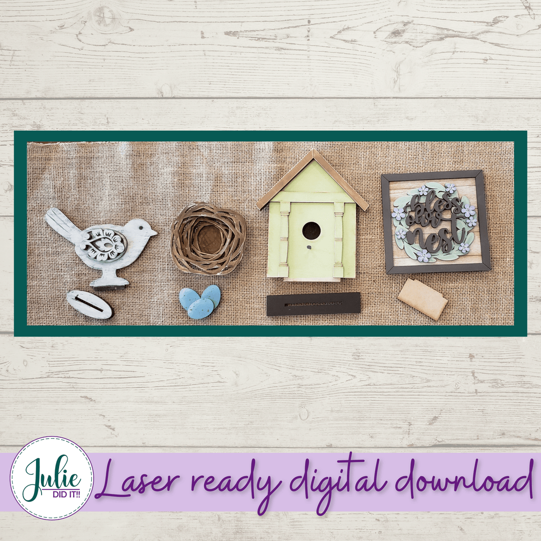 Julie Did It Studios Bless Our Nest Tier Tray