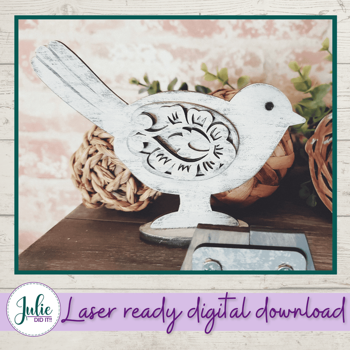 Julie Did It Studios Bless Our Nest Tiered Tray - April 2021 SVG Subscription