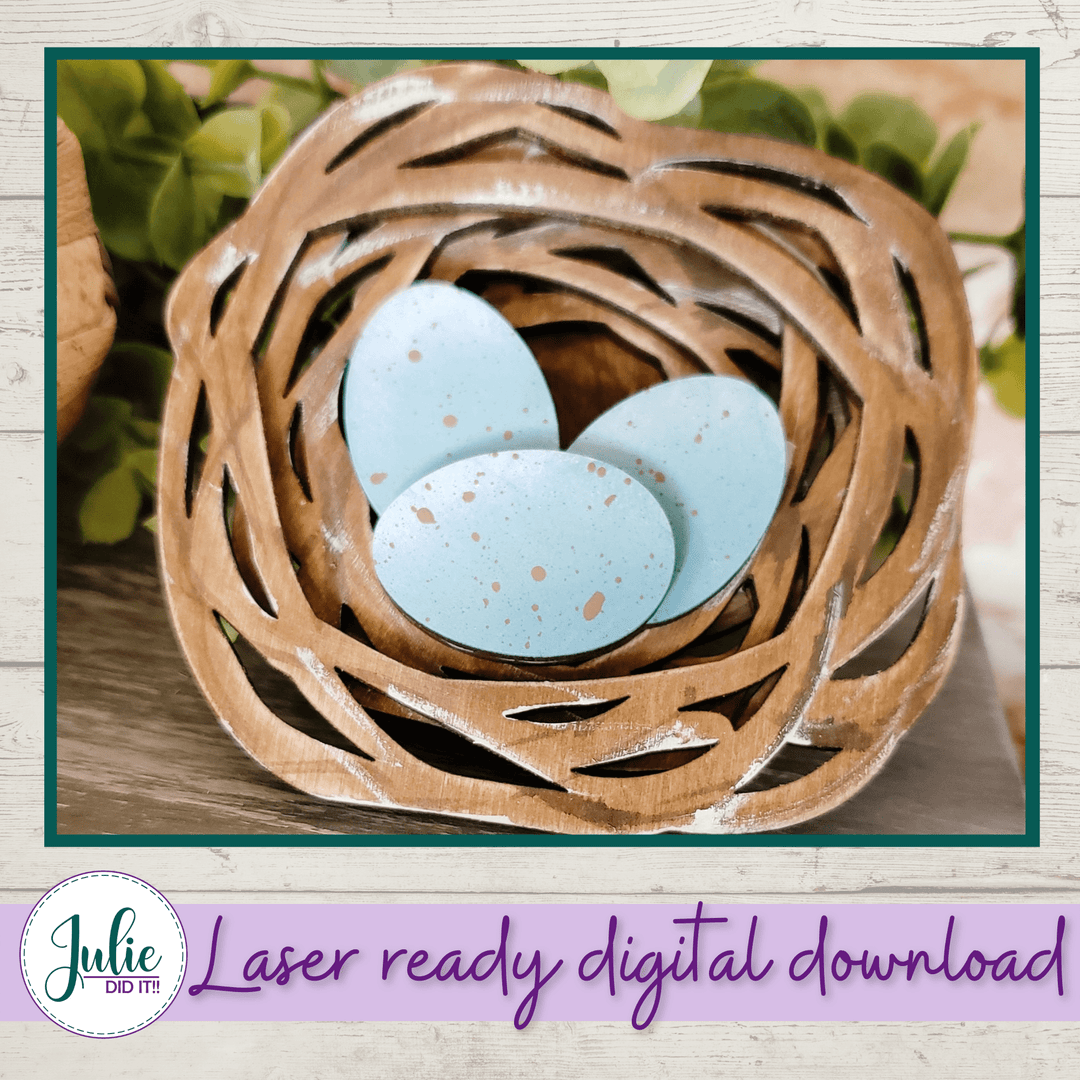 Julie Did It Studios Bless Our Nest Tiered Tray - April 2021 SVG Subscription