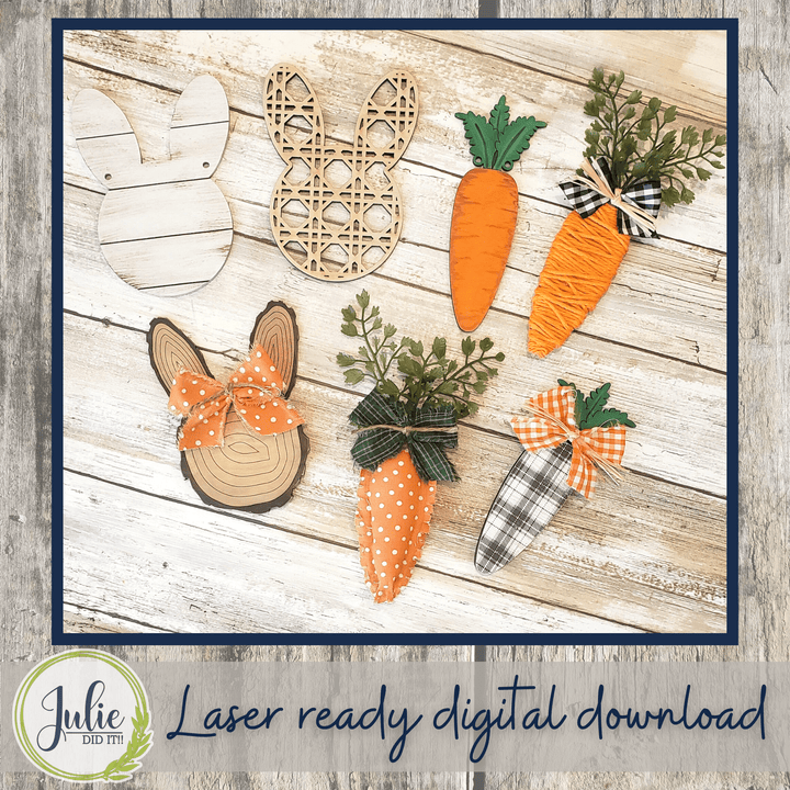Julie Did It Studios Carrot and Bunny Garland