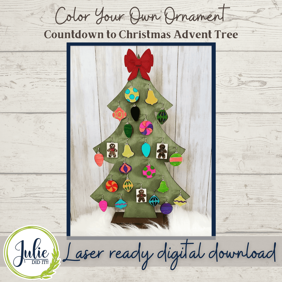 Julie Did It Studios Christmas Signs Countdown to Christmas Advent Calendar
