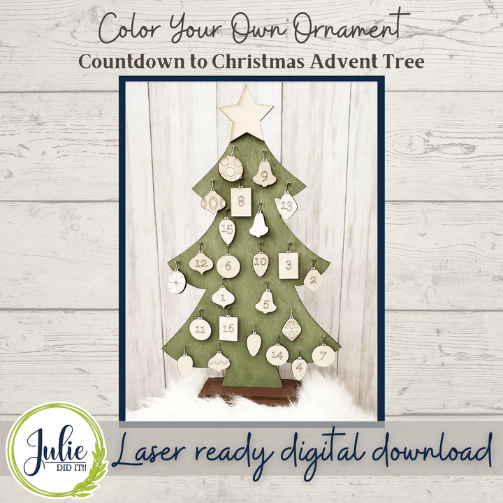 Julie Did It Studios Christmas Signs Countdown to Christmas Advent Calendar