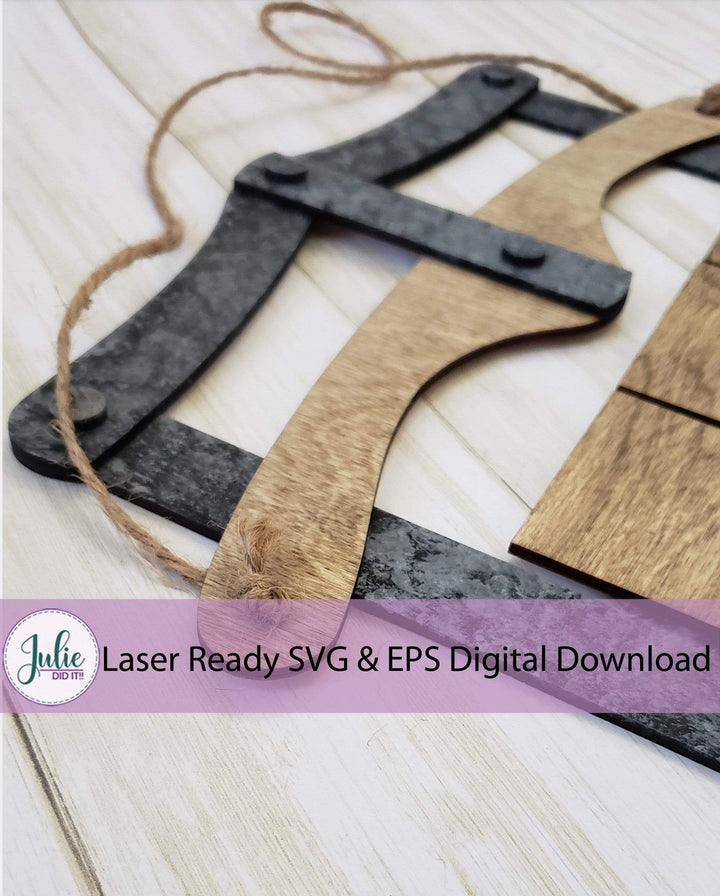 Julie Did It Studios Christmas Sled Christmas Sled