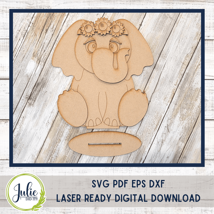 Julie Did It Studios Elephant Shelf Sitter