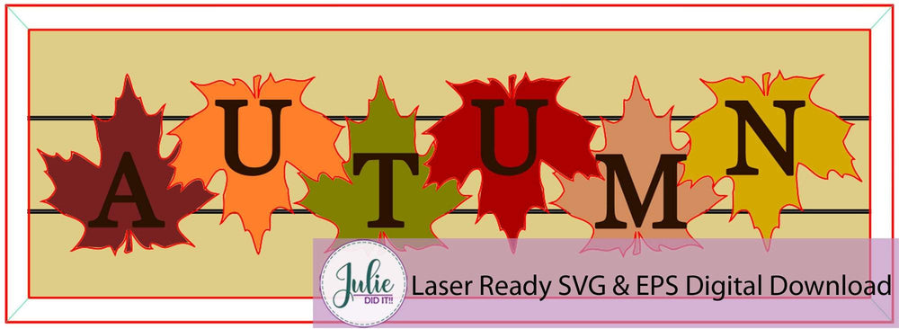 Julie Did It Studios Fall Digital Files Fall Signs Bundle (3 Files)