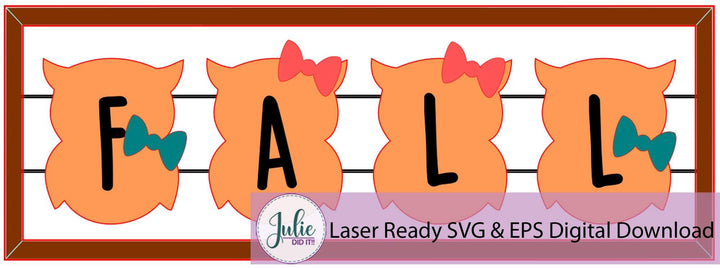Julie Did It Studios Fall Digital Files Fall Signs Bundle (3 Files)