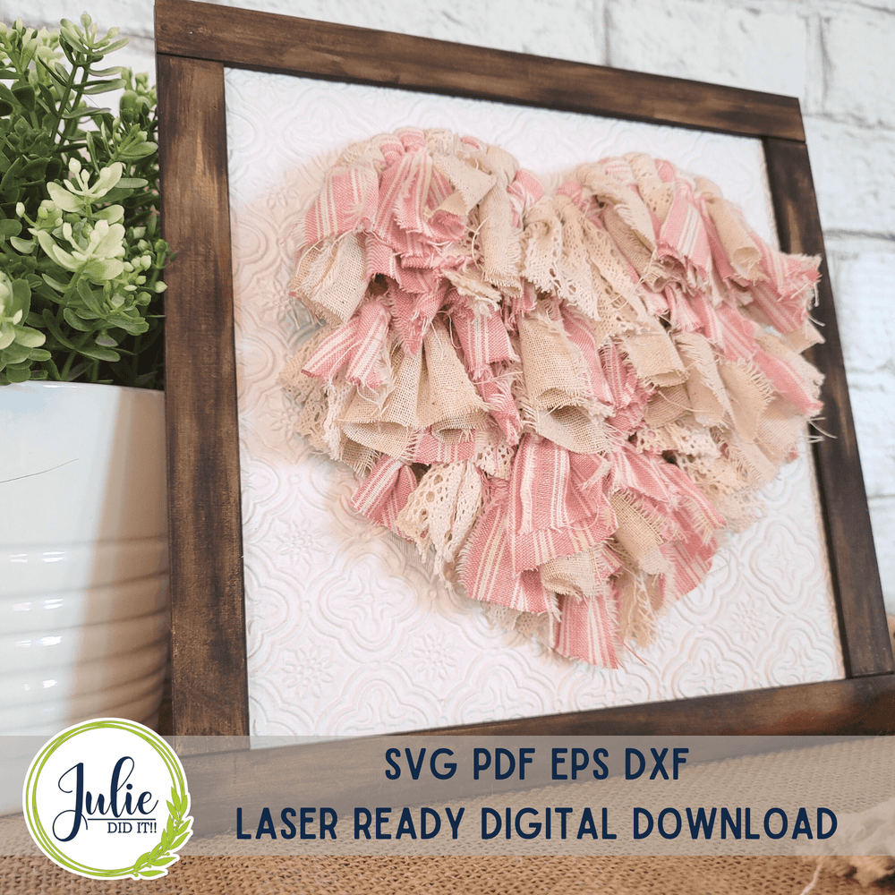 Julie Did It Studios Framed Spindle Arrows and Heart Duo - December 2022 Design Studio
