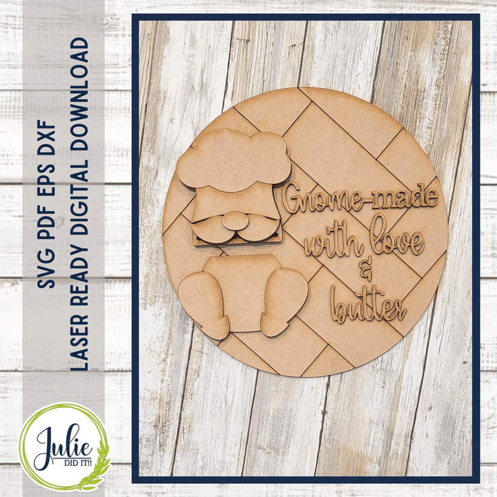 Julie Did It Studios Gnome-Made Sign - October 2022 Design Studio
