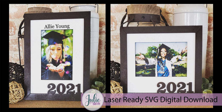 Julie Did It Studios Graduation Frame "2021" - March 2021 SVG Subscription