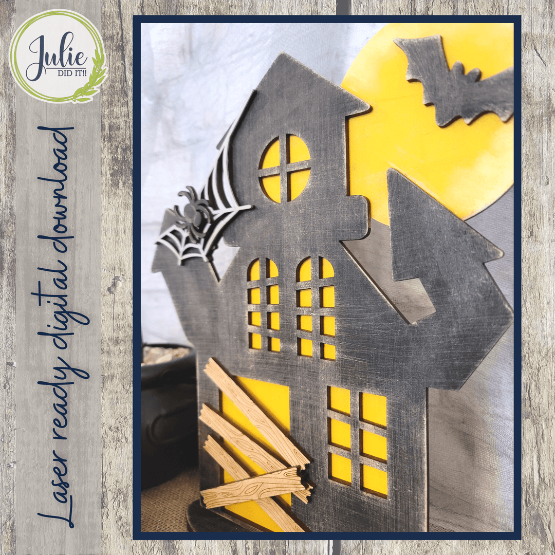 Julie Did It Studios Haunted Mansion Shelf Sitter - August 2022 Design Subscription