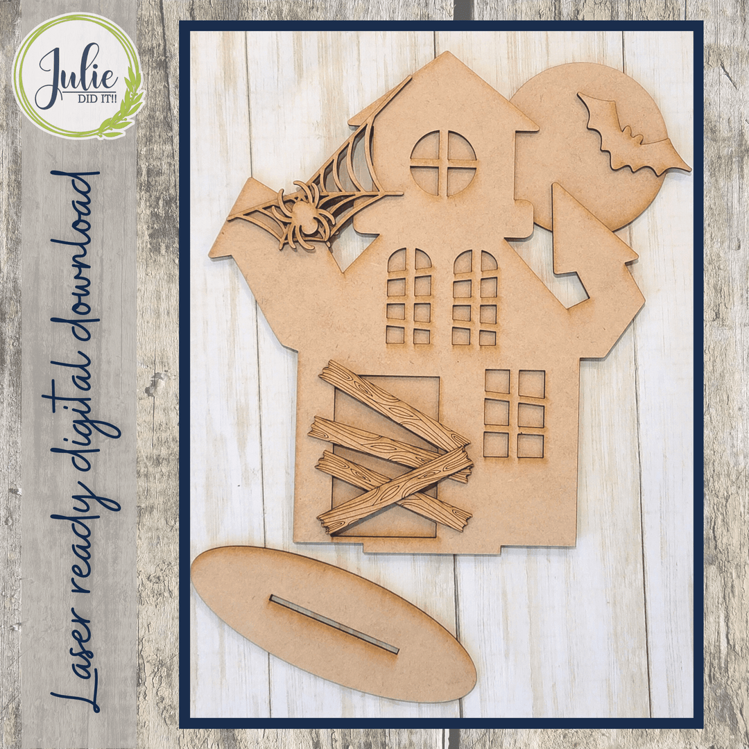 Julie Did It Studios Haunted Mansion Shelf Sitter - August 2022 Design Subscription
