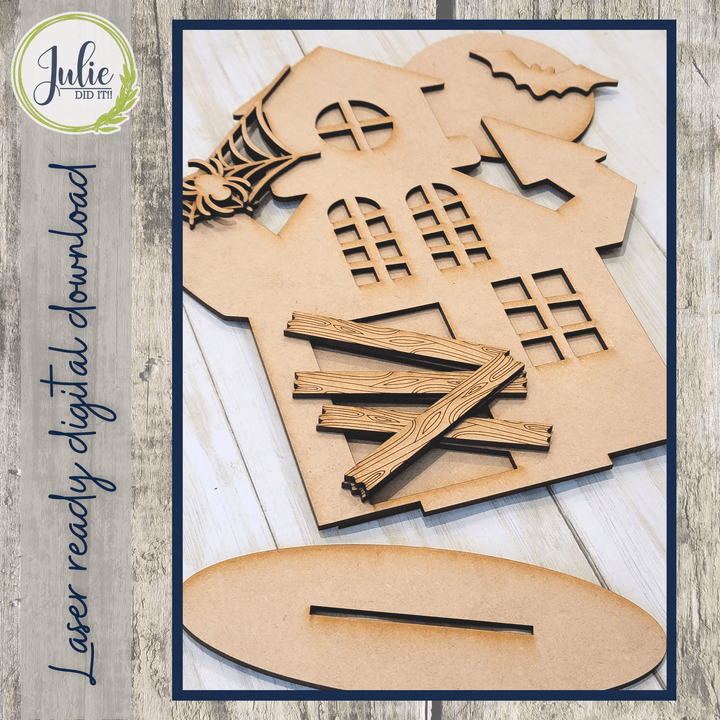 Julie Did It Studios Haunted Mansion Shelf Sitter - August 2022 Design Subscription