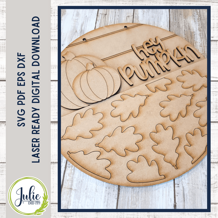 Julie Did It Studios Hello Pumpkin 10.5" Sign