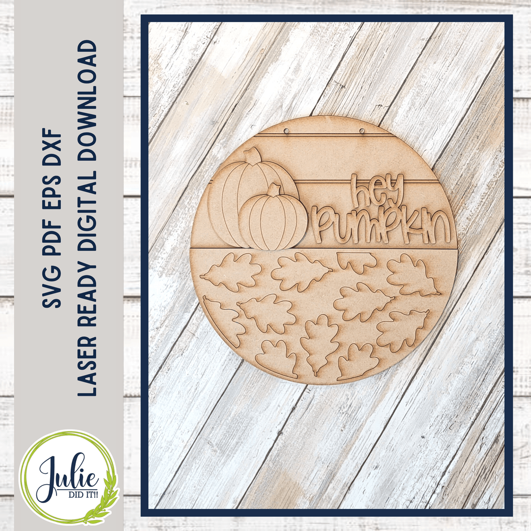 Julie Did It Studios Hello Pumpkin 10.5" Sign
