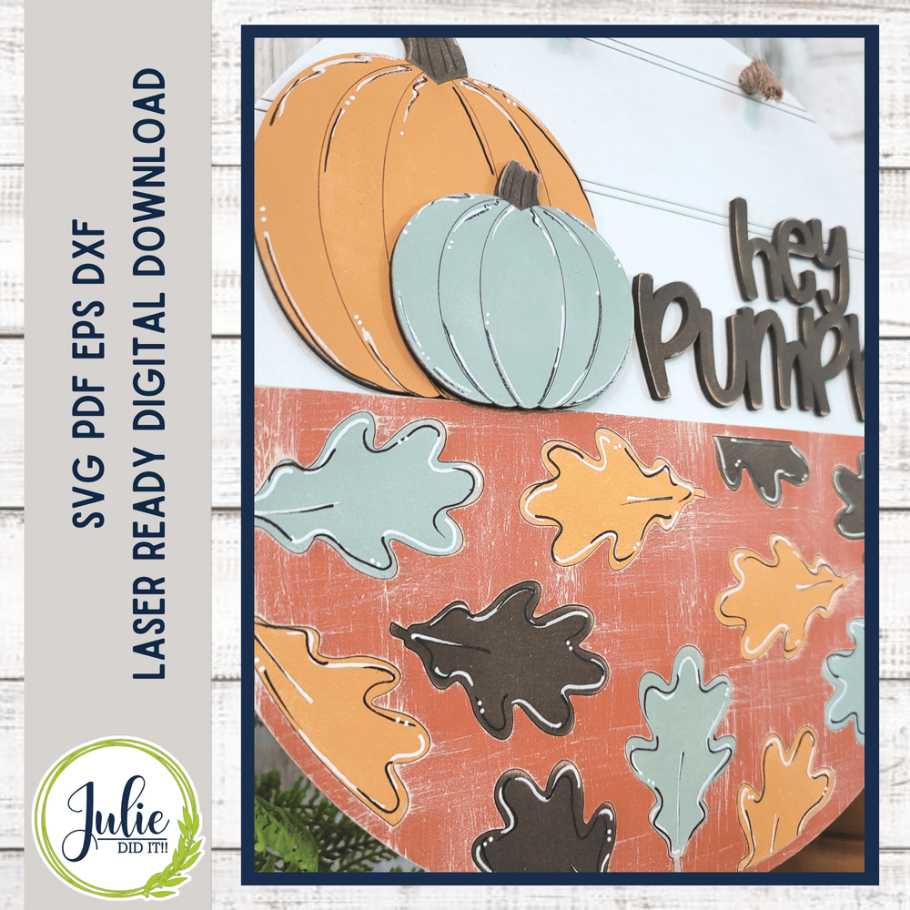 Julie Did It Studios Hello Pumpkin 10.5" Sign