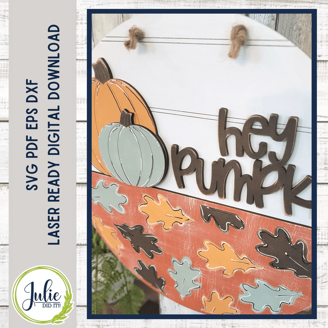 Julie Did It Studios Hello Pumpkin 10.5" Sign