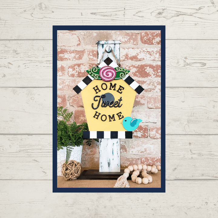 Julie Did It Studios Home Tweet Home Sign - January 2022 SVG Subscription