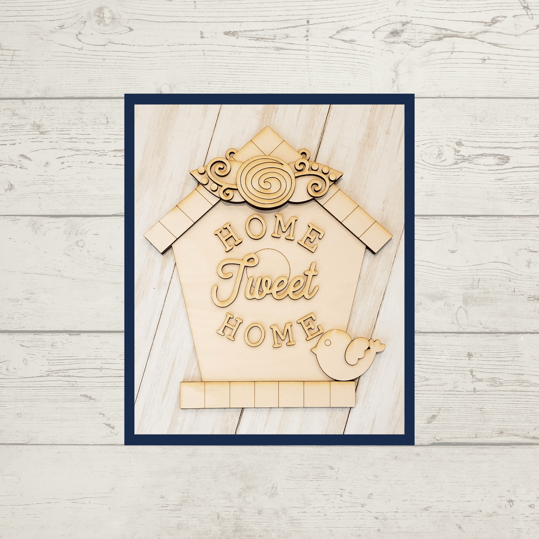 Julie Did It Studios Home Tweet Home Sign - January 2022 SVG Subscription