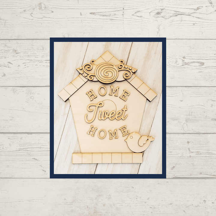 Julie Did It Studios Home Tweet Home Sign - January 2022 SVG Subscription