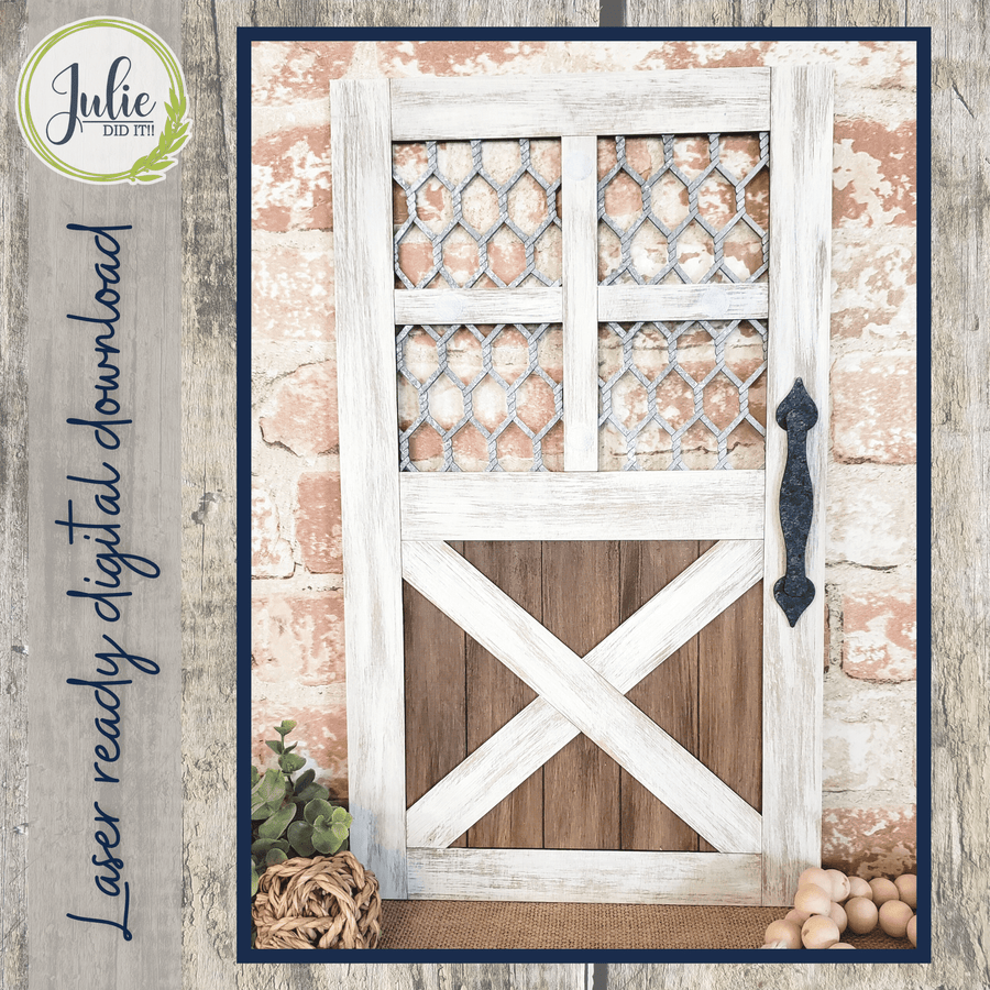 Julie Did It Studios Interchangeable Barn Door - May 2022 Design Subscription