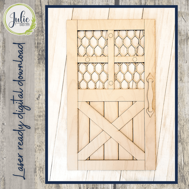 Julie Did It Studios Interchangeable Barn Door - May 2022 Design Subscription