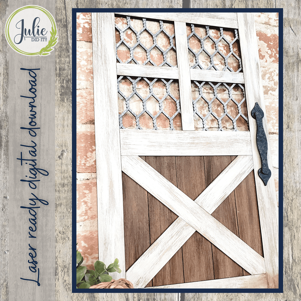 Julie Did It Studios Interchangeable Barn Door - May 2022 Design Subscription