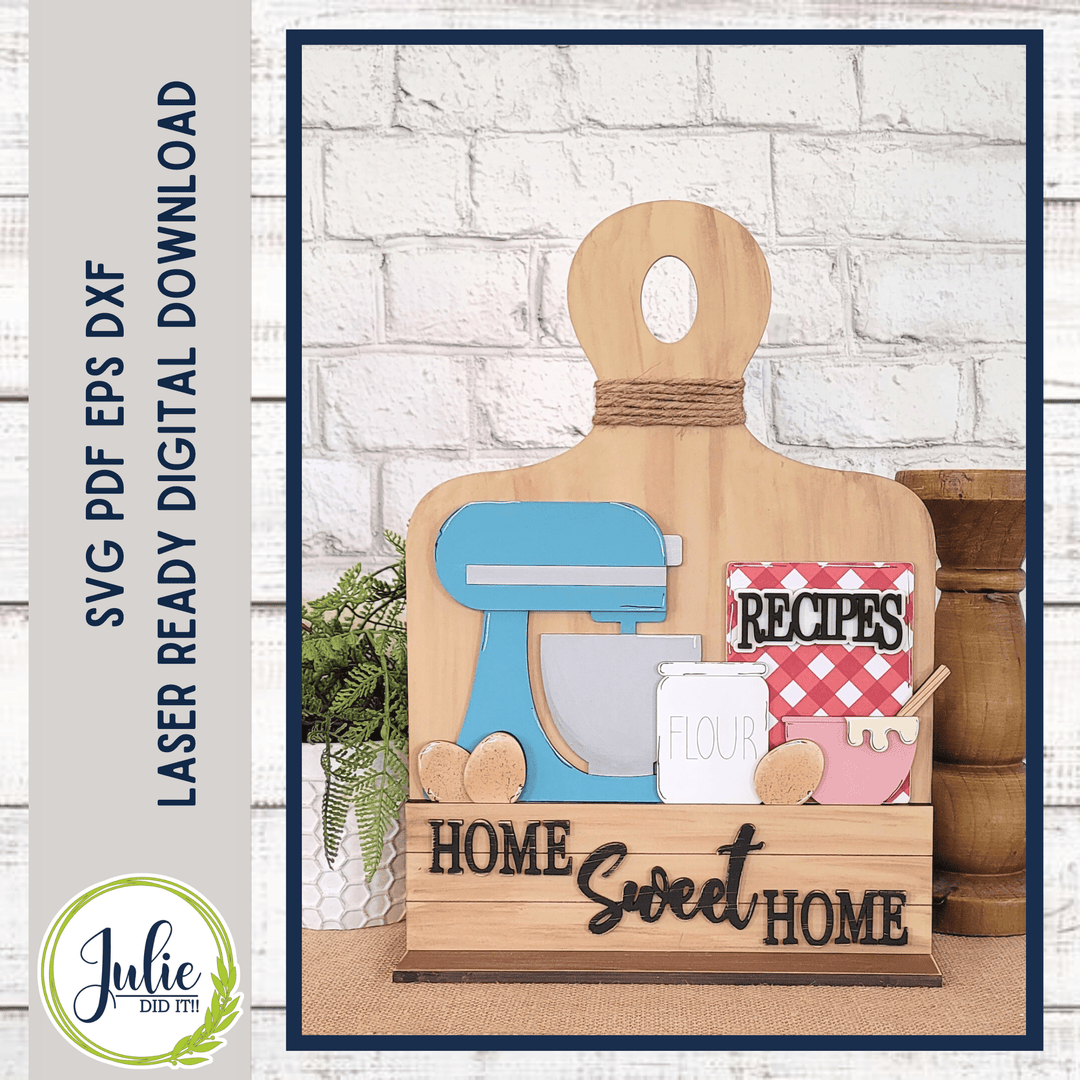 Julie Did It Studios Interchangeable Cutting Board Shelf Sitter - October 2022 Design Studio