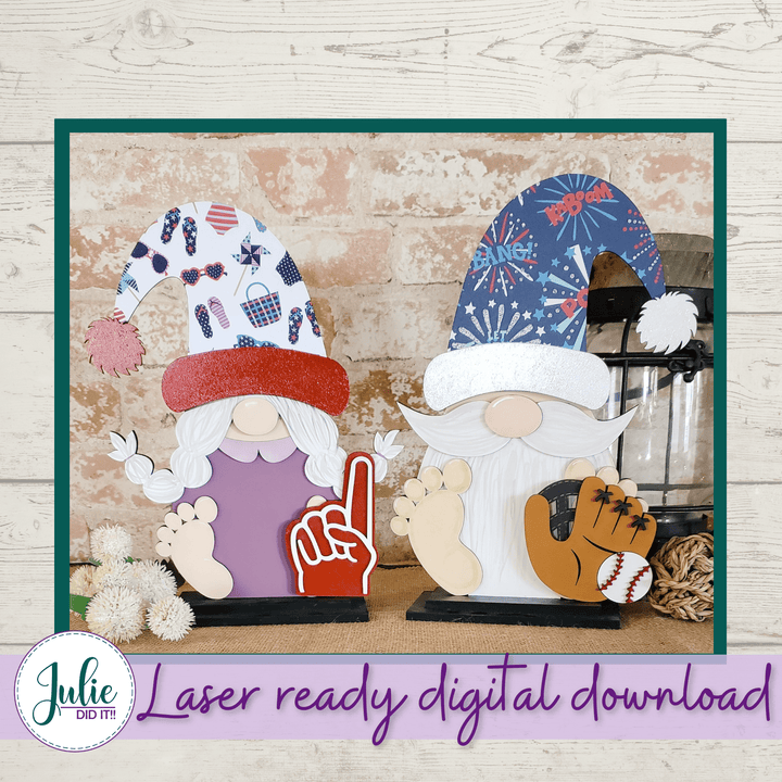 Julie Did It Studios Interchangeable Gnome Baseball Mitt Interchangeable Gnome Add-On Accessory