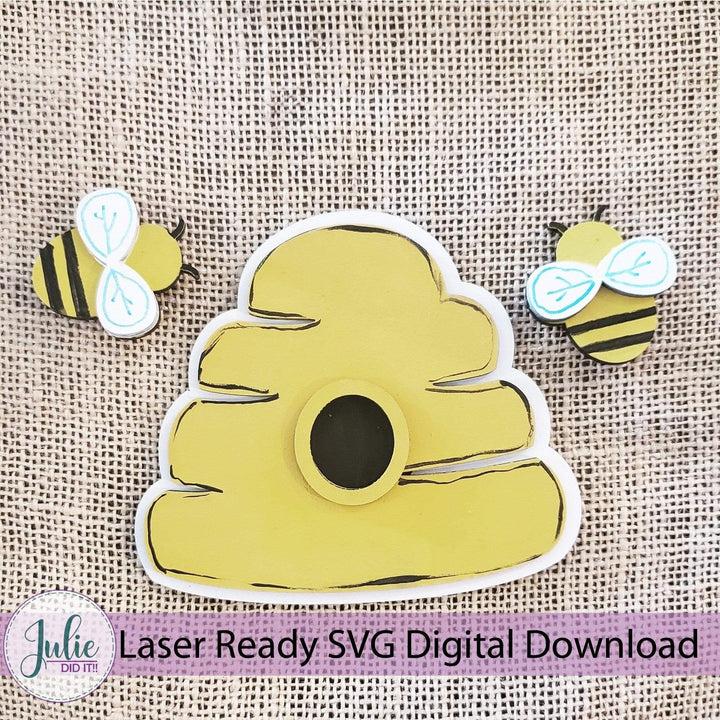 Julie Did It Studios Interchangeable Gnome Beehive Interchangeable Gnome Add-On Accessory