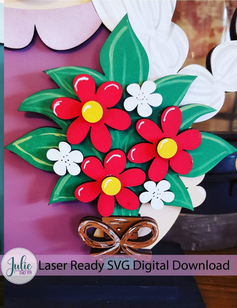 Julie Did It Studios Interchangeable Gnome Bouquet Interchangeable Gnome Add-On Accessory