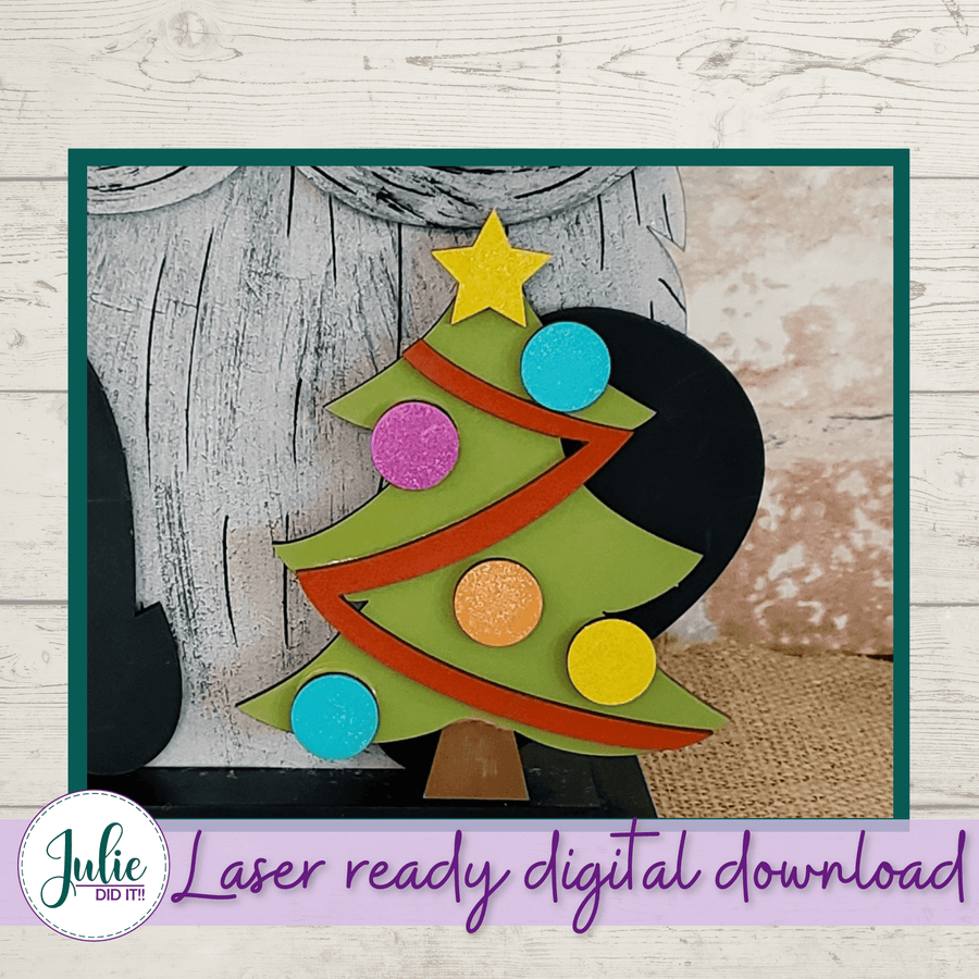 Julie Did It Studios Interchangeable Gnome Christmas Tree Interchangeable Gnome Add-On Accessory