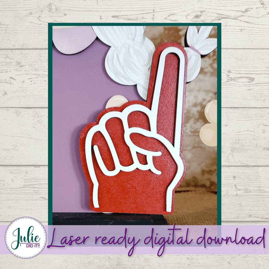 Julie Did It Studios Interchangeable Gnome Game Finger Interchangeable Gnome Add-On Accessory