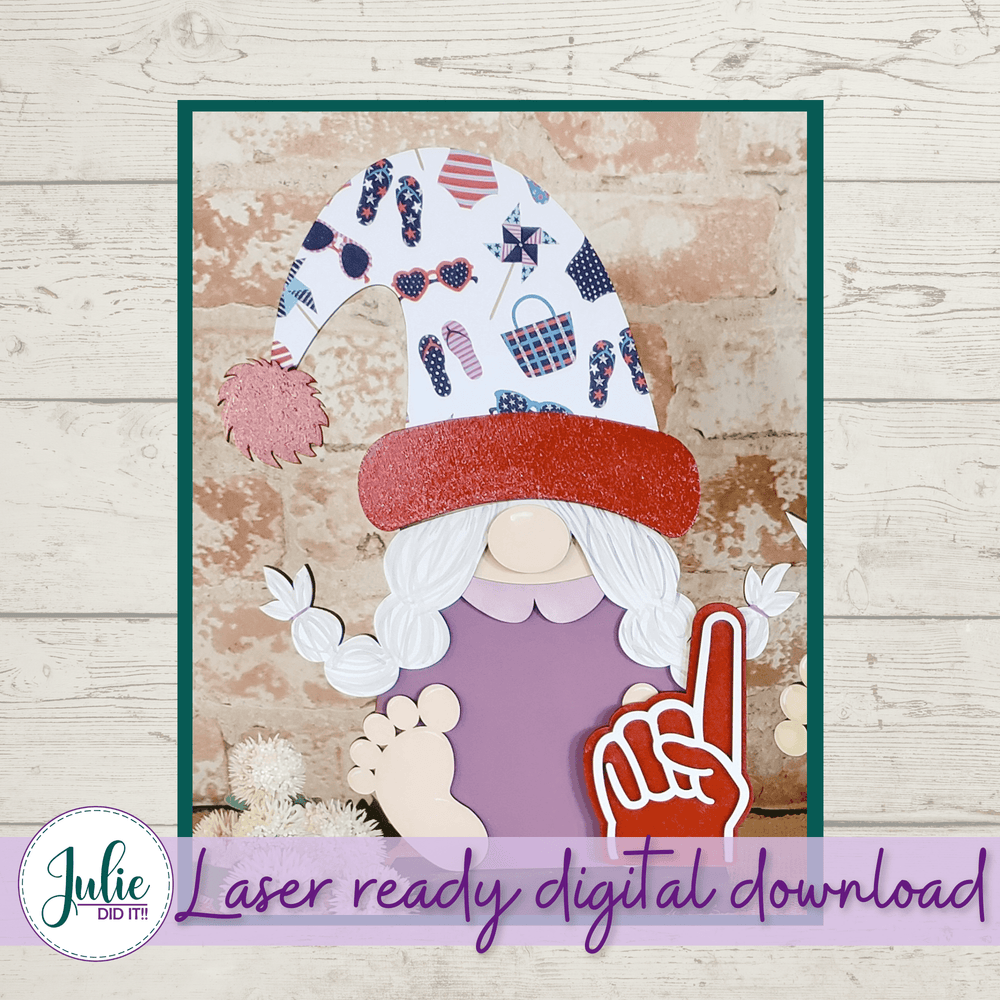 Julie Did It Studios Interchangeable Gnome Game Finger Interchangeable Gnome Add-On Accessory