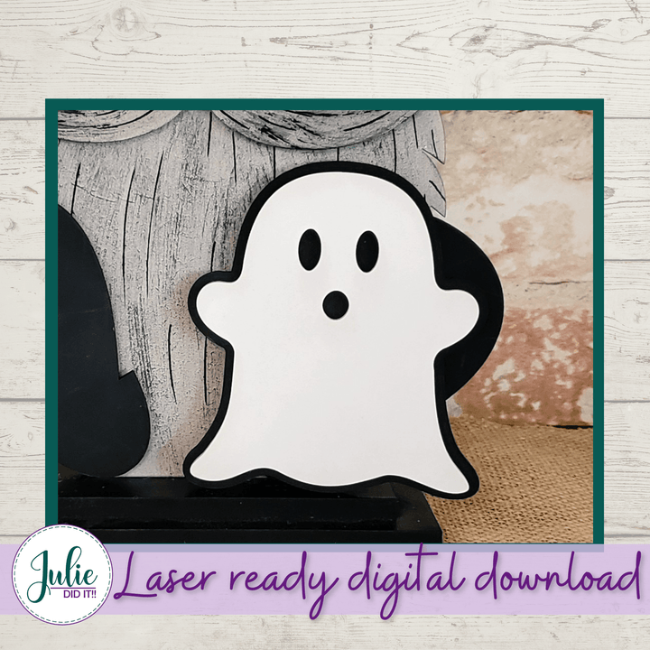 Julie Did It Studios Interchangeable Gnome Ghost Interchangeable Gnome Add-on Accessory