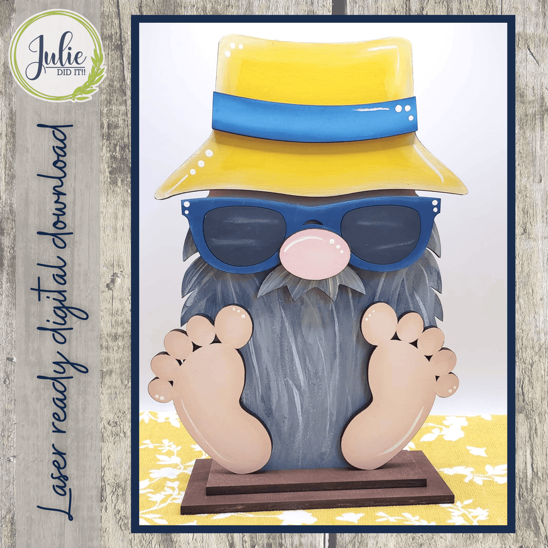Julie Did It Studios Interchangeable Gnome Gnome Beach Interchangeable Add-On Outfit