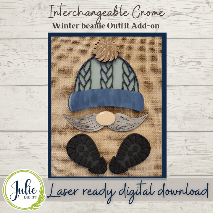 Julie Did It Studios Interchangeable Gnome Gnome Winter Time Interchangeable Add-On Outfit