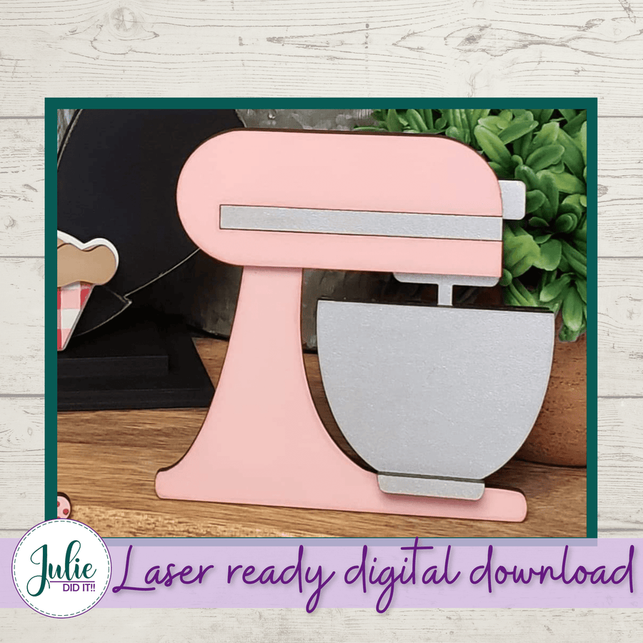 Julie Did It Studios Interchangeable Gnome Kitchen Mixer Interchangeable Gnome Add-On Accessory