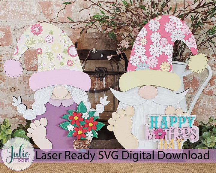Julie Did It Studios Interchangeable Gnome Mother's Day Interchangeable Gnome Add-On Accessory