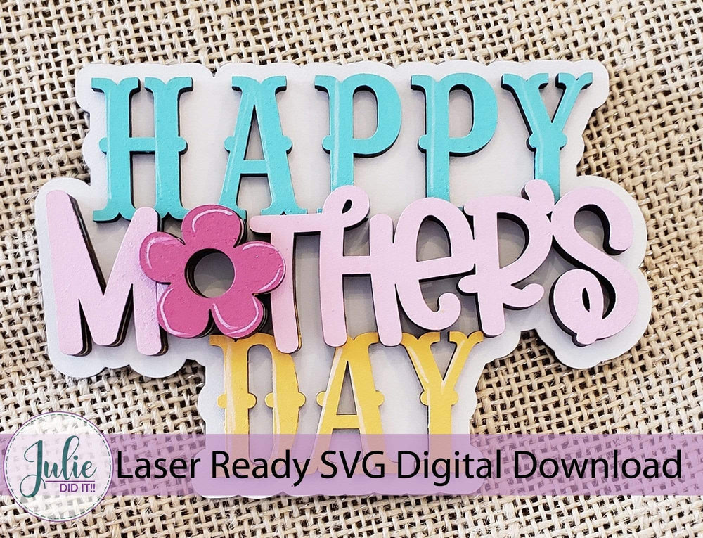 Julie Did It Studios Interchangeable Gnome Mother's Day Interchangeable Gnome Add-On Accessory