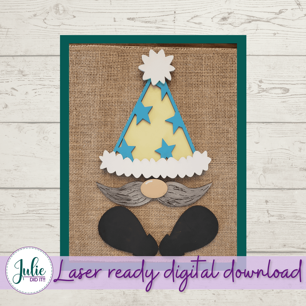 Julie Did It Studios Interchangeable Gnome Party Hat Interchangeable Gnome Add-On Outfit