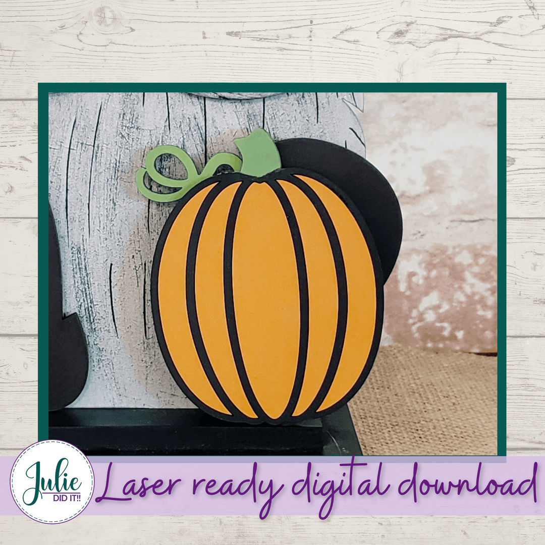 Julie Did It Studios Interchangeable Gnome Pumpkin Interchangeable Gnome Add-on Accessory