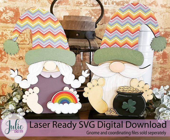 Julie Did It Studios Interchangeable Gnome Rainbow Interchangeable Gnome Add-On Accessory