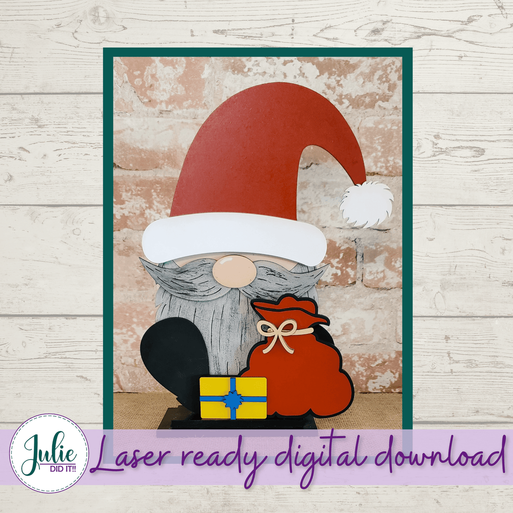 Julie Did It Studios Interchangeable Gnome Santa Bag Interchangeable Gnome Add-On Accessory