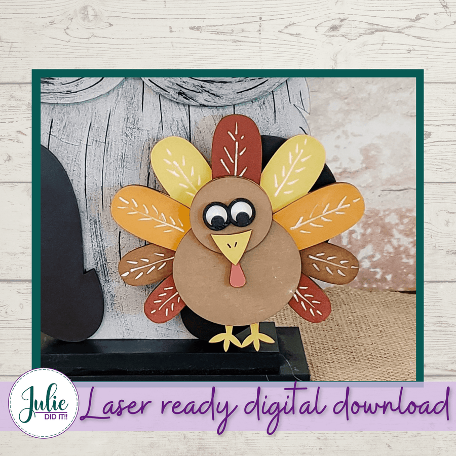 Julie Did It Studios Interchangeable Gnome Turkey Interchangeable Gnome Add-on Accessory