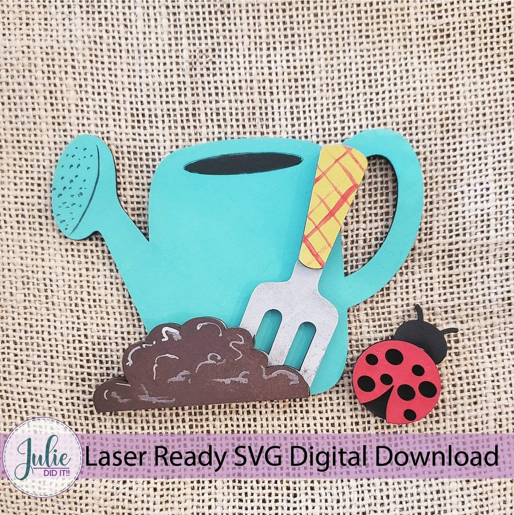 Julie Did It Studios Interchangeable Gnome Watering Can Interchangeable Gnome Add-On Accessory
