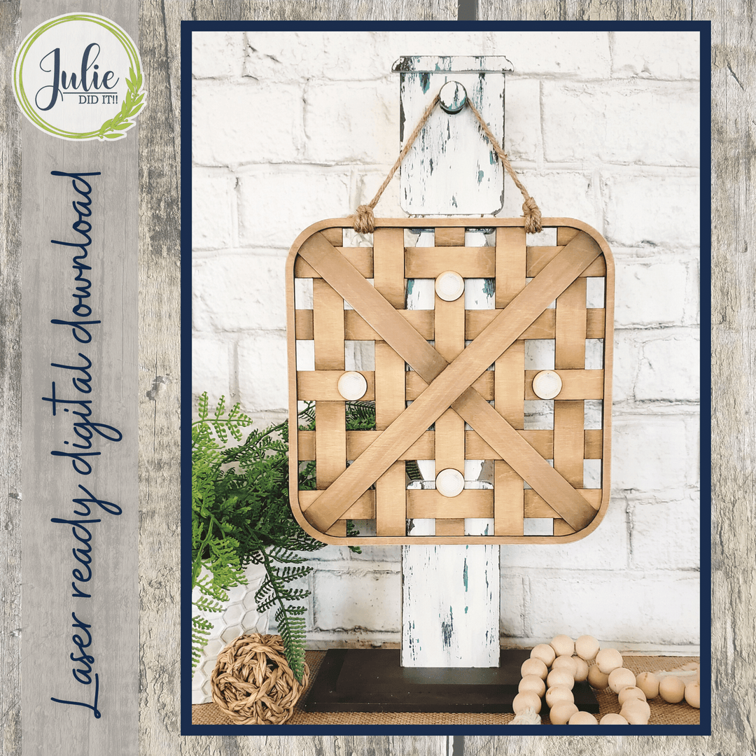 tobacco weave basket Wicker Round Basket, 3 Sizes | 10" | 13" |17", Wicker Wall Baskets, Farmhouse Hanging Decor, Large Wall Basket, Decoration for Shelf Each basket has a pair of jute handles for versatility and a farmhouse design Handmade Small Tobacco Basket 16"x16"x3"