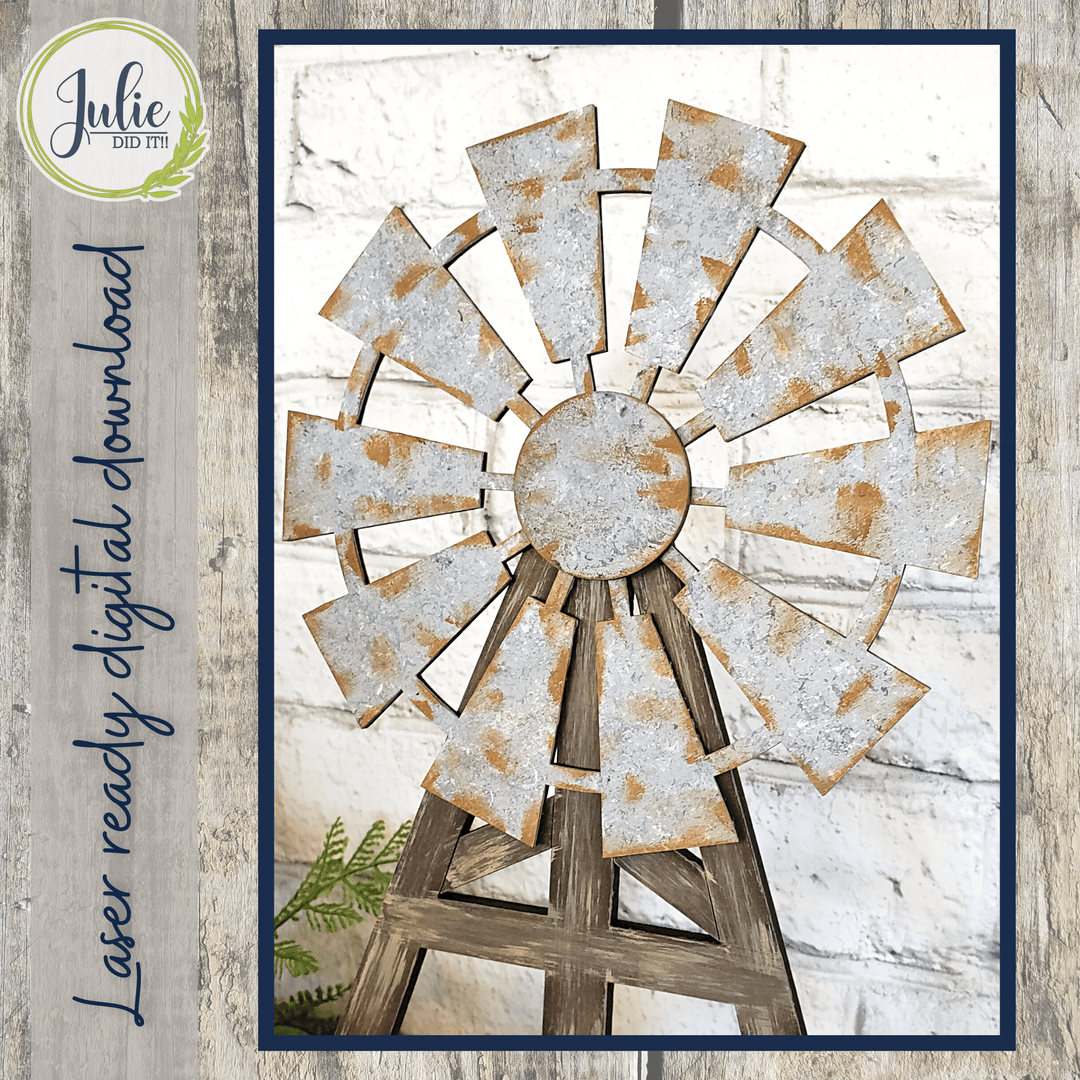 Julie Did It Studios Interchangeable Windmill - April 2022 Design Subscription