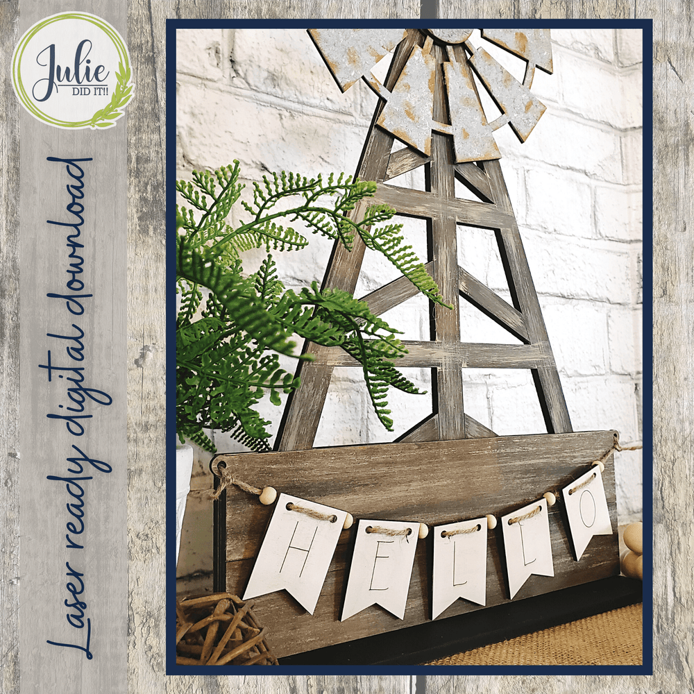 Julie Did It Studios Interchangeable Windmill - April 2022 Design Subscription