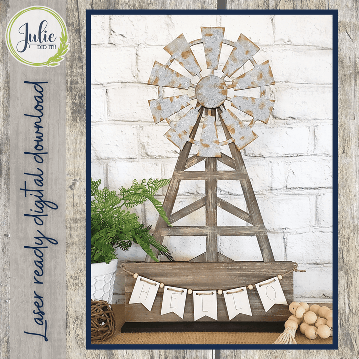 Julie Did It Studios Interchangeable Windmill - April 2022 Design Subscription