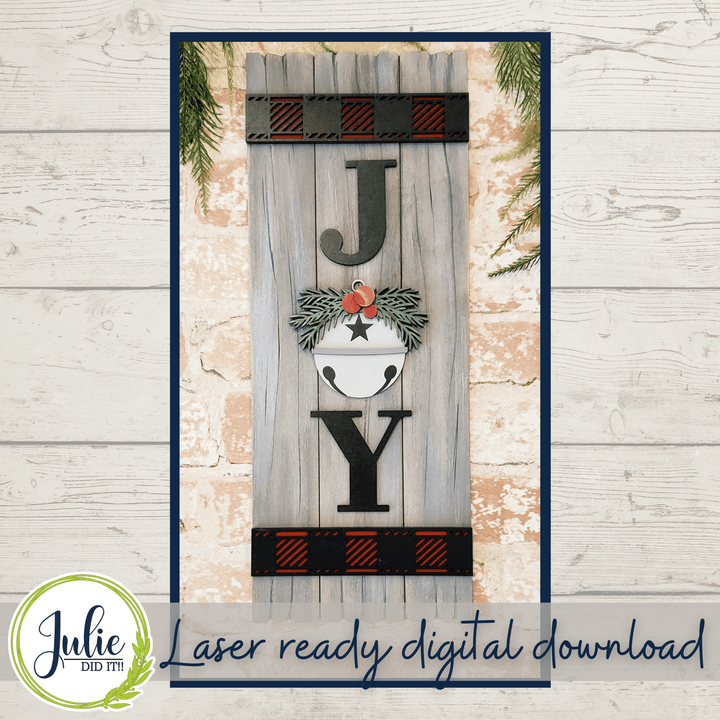 Julie Did It Studios Joy Shelf Leaner - August 2021 SVG Subscription